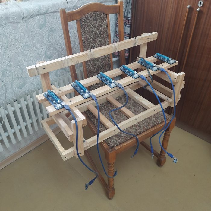 Корпус каркас для майнинг фермы на 6 видеокарт