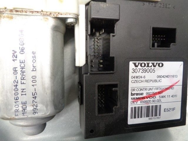 ELEVADOR DE VIDRO FRONTAL ESQUERDO VOLVO S40 II 2004 -30739005