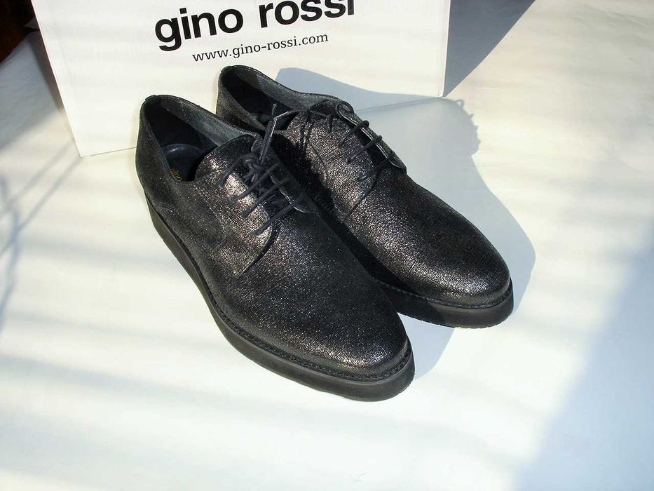 Półbuty buty Gino Rossi 38 nowe skórzane skóra