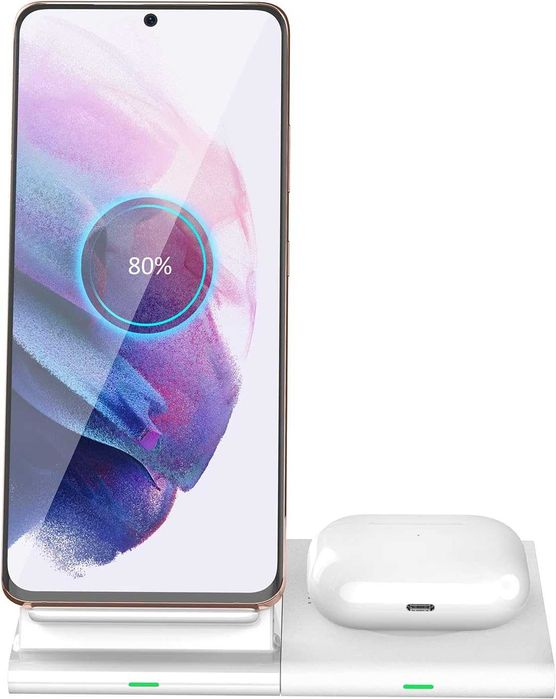 Бездротовий зарядний пристрій Hoidokly 2 в 1