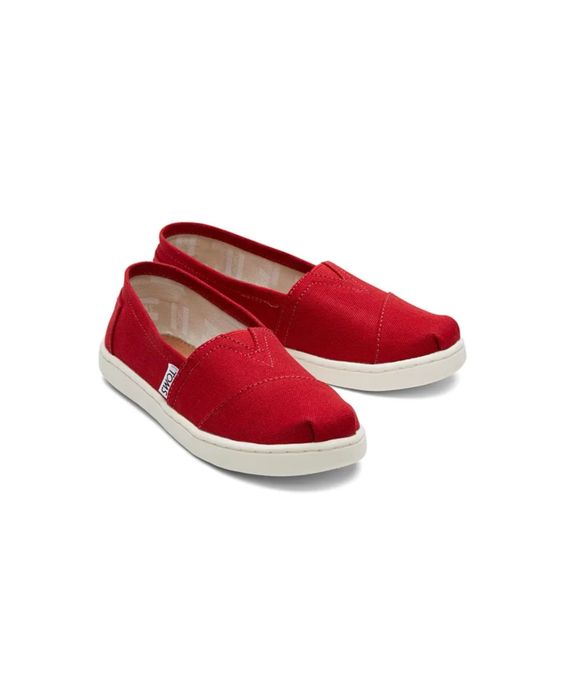 Червоні дитячі кеди сліпони toms 31 розміру