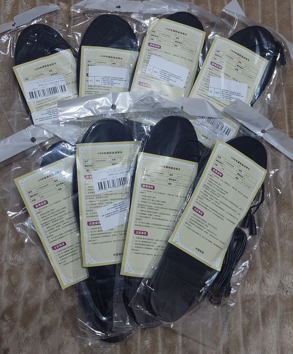 (НОВЫЙ) Универсальные стельки с подогревом 35-46р.р.