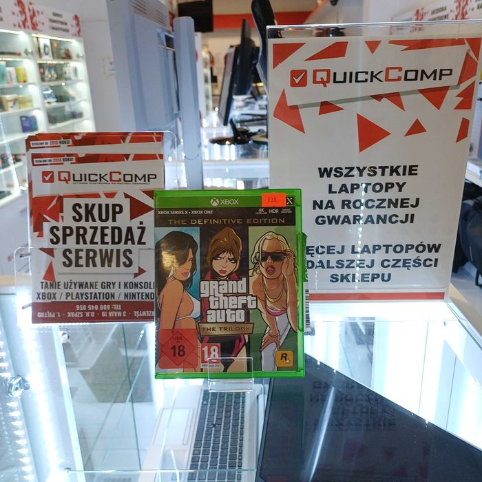 Gra XBOX ONE / X Series GTA The Trilogy Gwar 1 Rok QUICK-COMP