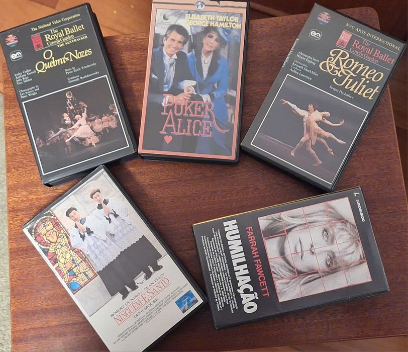 11 Cassetes vídeo vhs vários géneros
