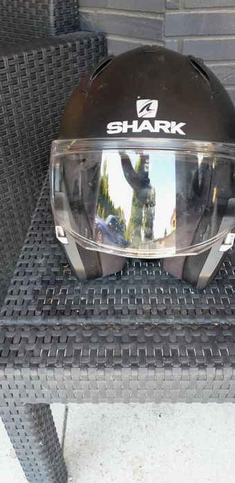 Kask szczękowy Shark EVO GT Blanc matowy