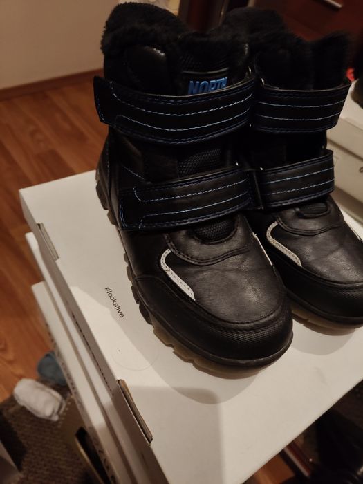 Buty zimowe trzewiki chłopięce Smyk cool club ocieplane rozm. 37