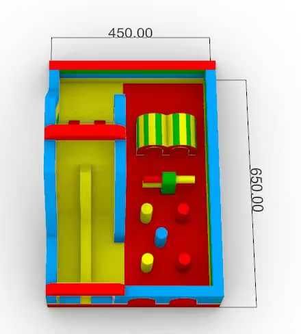 Insuflável Multi-obstáculos (novo)