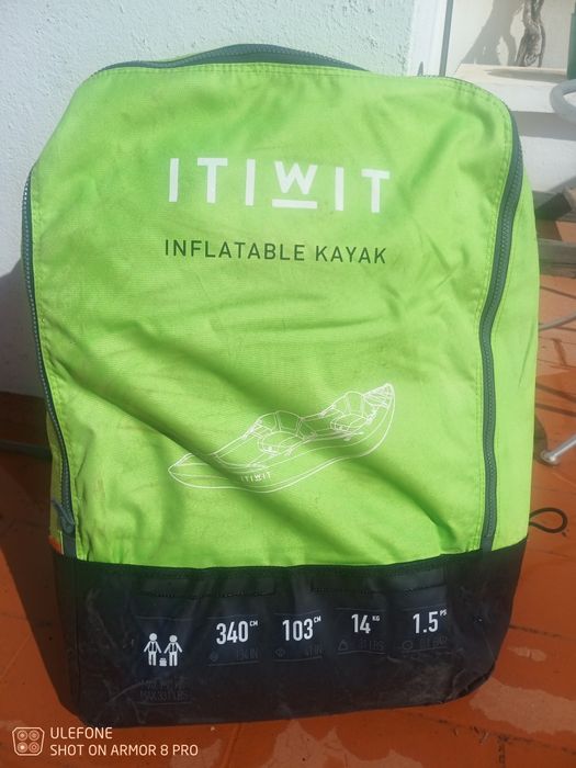 Kayak insuflável 1 ou 2 pessoas