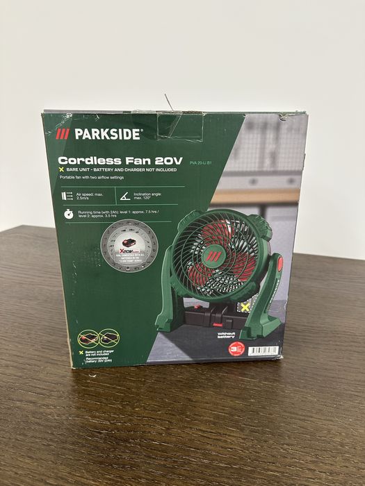 Акумуляторний вентилятор Parkside PVA 20-Li B1