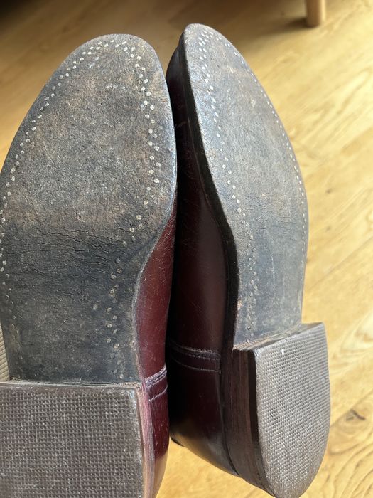 Buty do jazdy konnej jeździeckie oficerki skóra naturalna 39/40