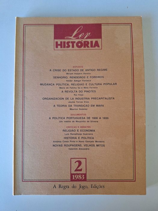 Ler História, n.º 2, 1983