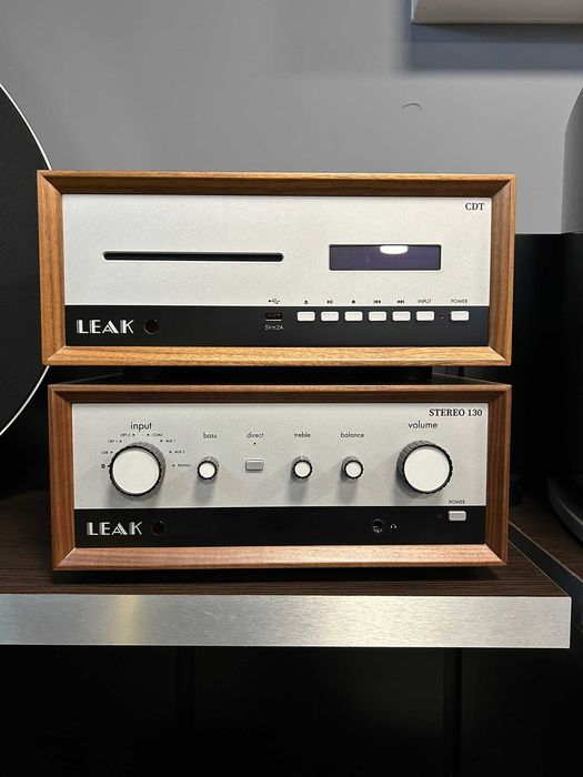 Leak stereo 130 WOOD + CDT WOOD zestaw vintage OUTLET ! OKAZJA !