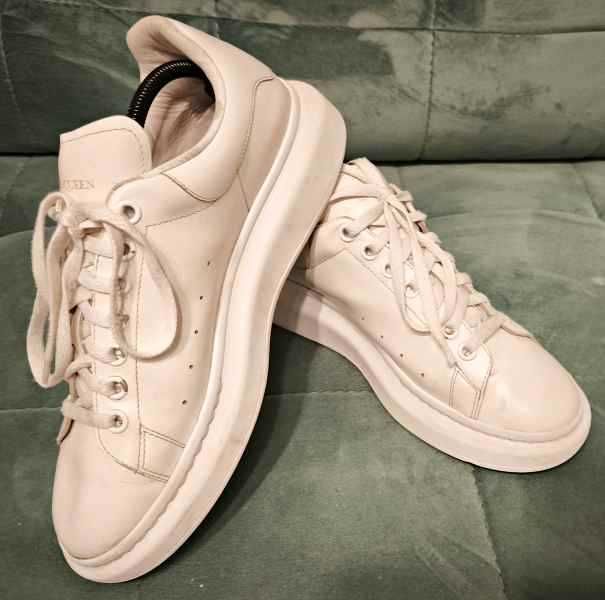 Skórzane sneakersy Alexander McQueen