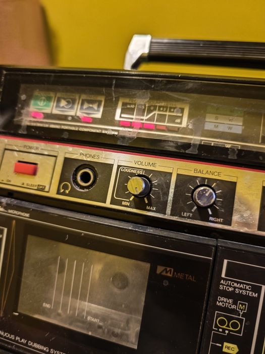 Retro radio samsung PD-70L uszkodzone niekompletne