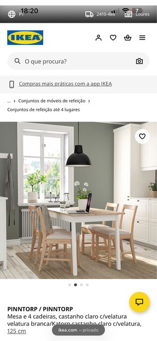 Vendo mesa da ikea