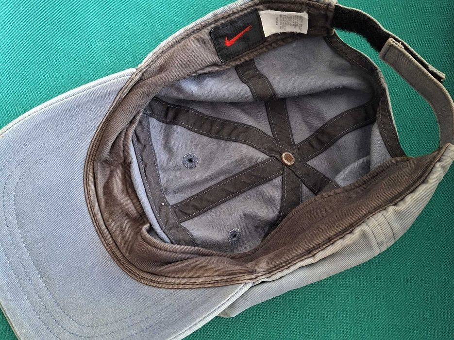 Boné / Cap Nike Air, cinzento, vintage, usado, para coleção