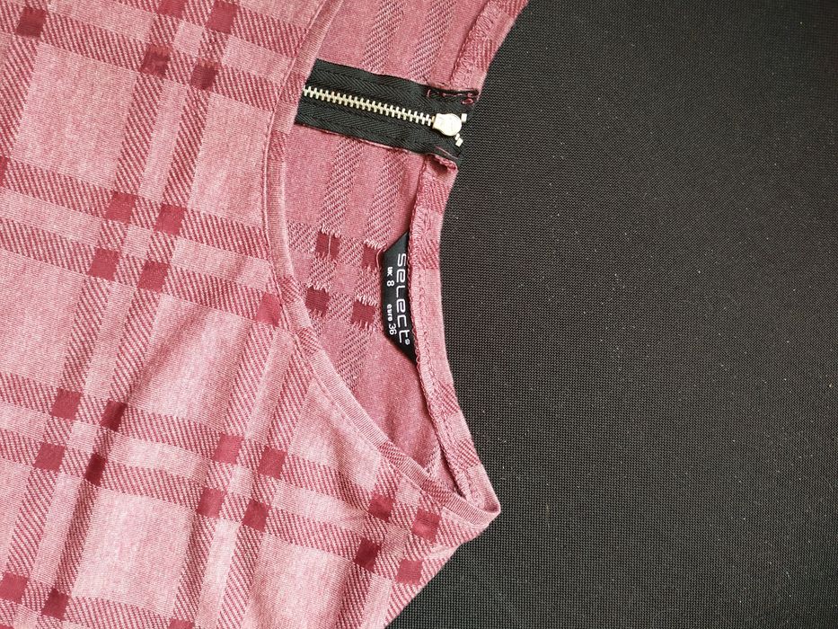 Bluzka w kratkę Select