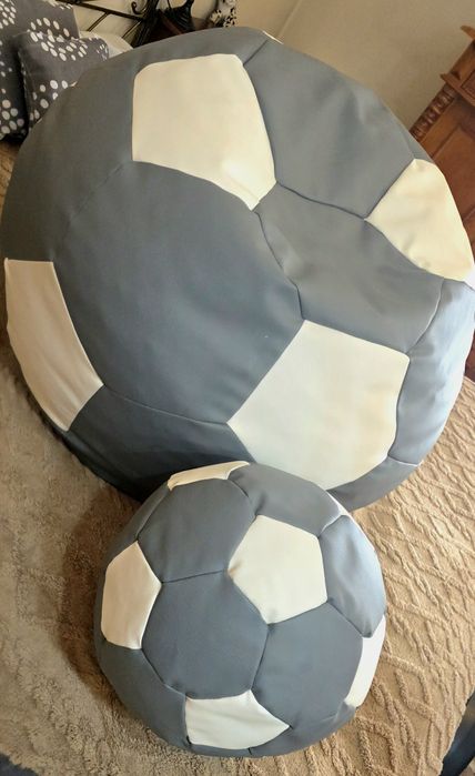 Worek sako/ duża pufa z podnóżkiem