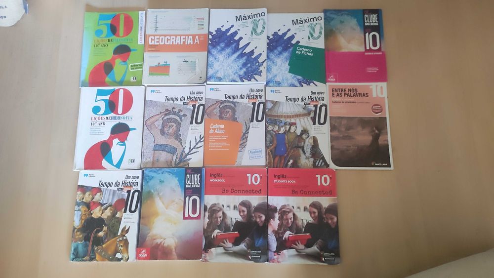 Manuais escolares 10º ano