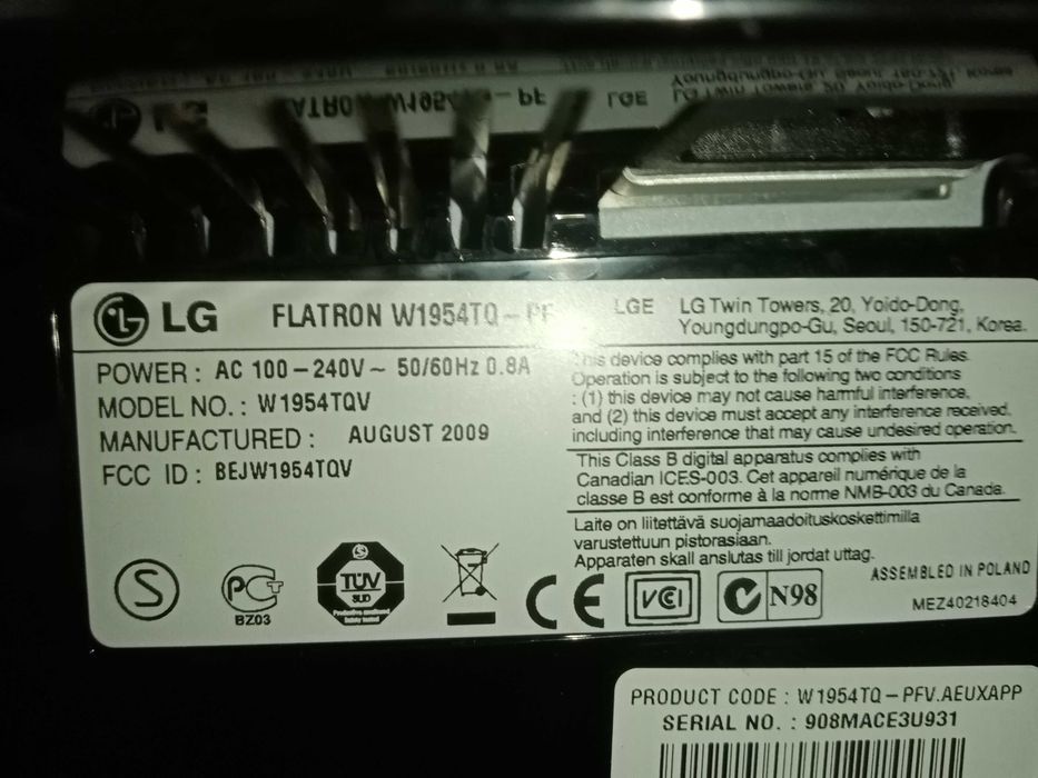 Sprzedam Monitor 19"