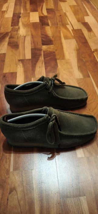 Clarks Originals Wallabee em Camurça Verde-Oliva – Original & Clássico (Estilo M mocassim)
