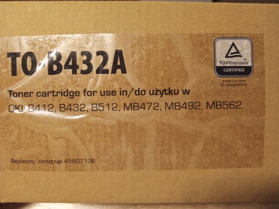 Toner do drukarki OKI firmy ACTIS TO-B432A