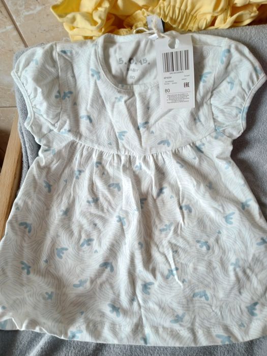 Nowy letni zestaw dla dzieci firmy 5.10.15 roz 80