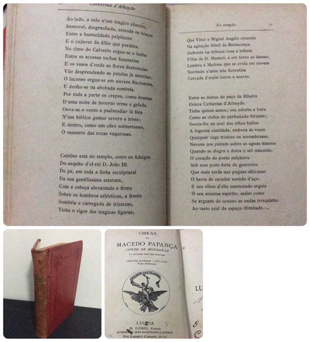 Obras de Macedo Papança Catharina d'Athayde ...1895