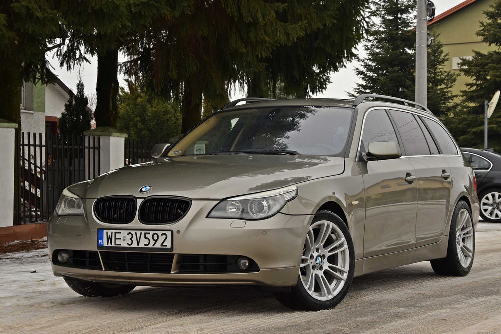 BMW E61 535D 272KM Touring Automat Head-Up El.klapa Duża Navi 2005 ROK