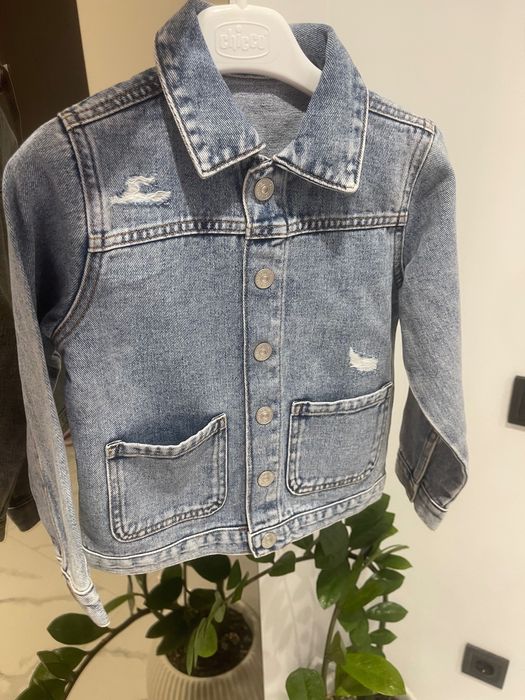 Джинсова куртка на 3-4 рочків 98-104 next