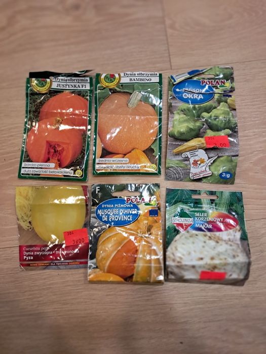 Nasiona warzyw dyniowatych