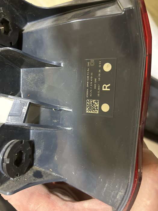 Задні фонарі bmw g30