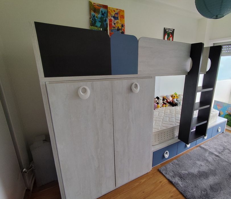 Beliche com arrumação