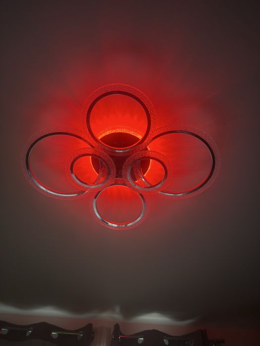 Żyrandol lampa sufitowa led rgb