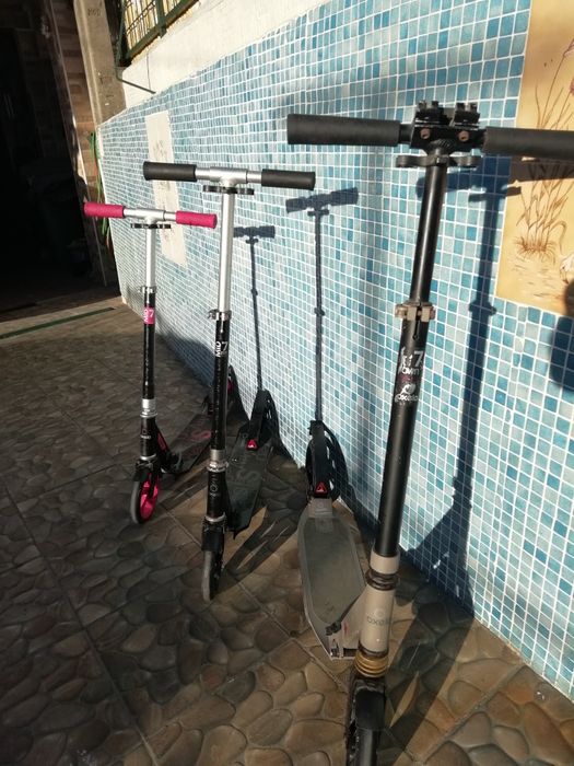 Incrível 3 Trotinetes Marca Oxelo Mais Barato Q Uma Única