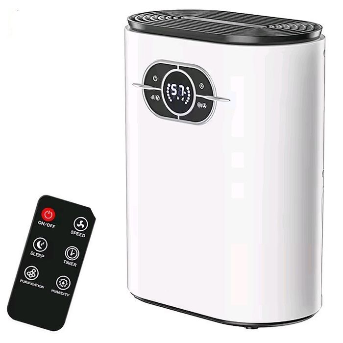 Osuszacz powietrza z wyświetlaczem jonizator wskaźnik wilgotności