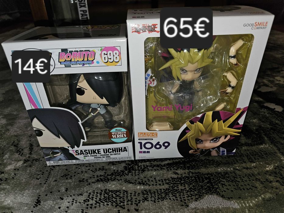Figuras funko pop e nendoroid