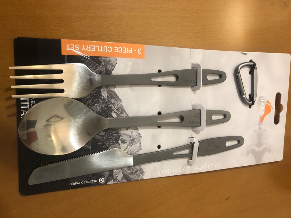 Set refeiçao TOAKS para desportos na natureza
