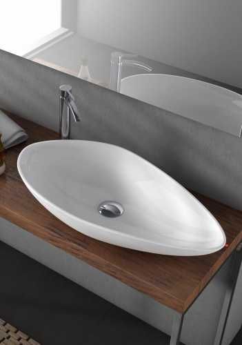 Umywalka nanlatowa 75 Cera Style Olive