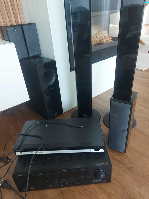 Cinema em casa completo + leitor dvd