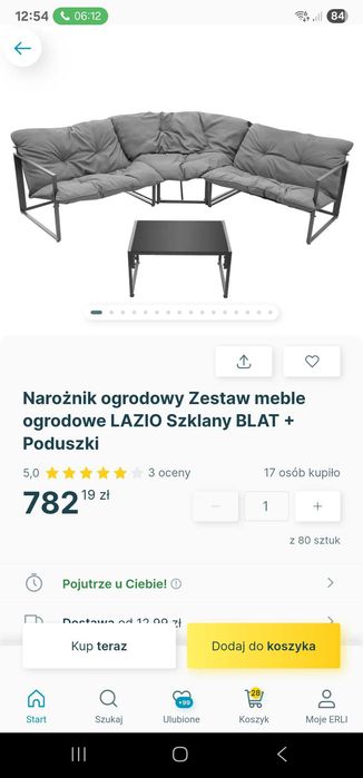 Sprzedam komplet tarasowy