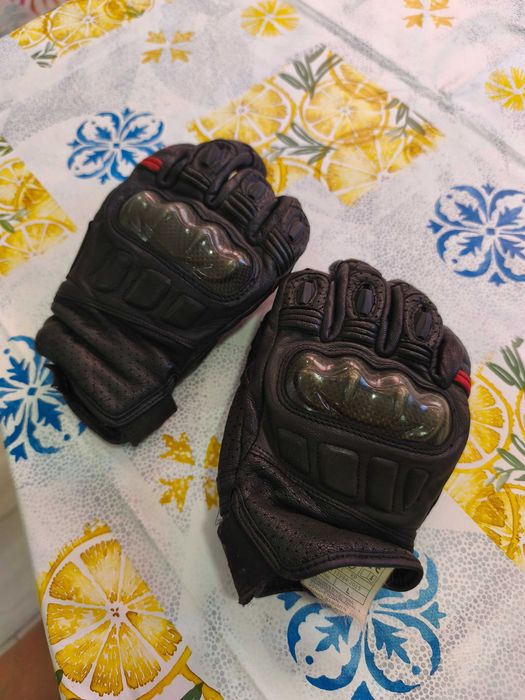 Luvas moto Ls2 pele Spark Man tamanho L