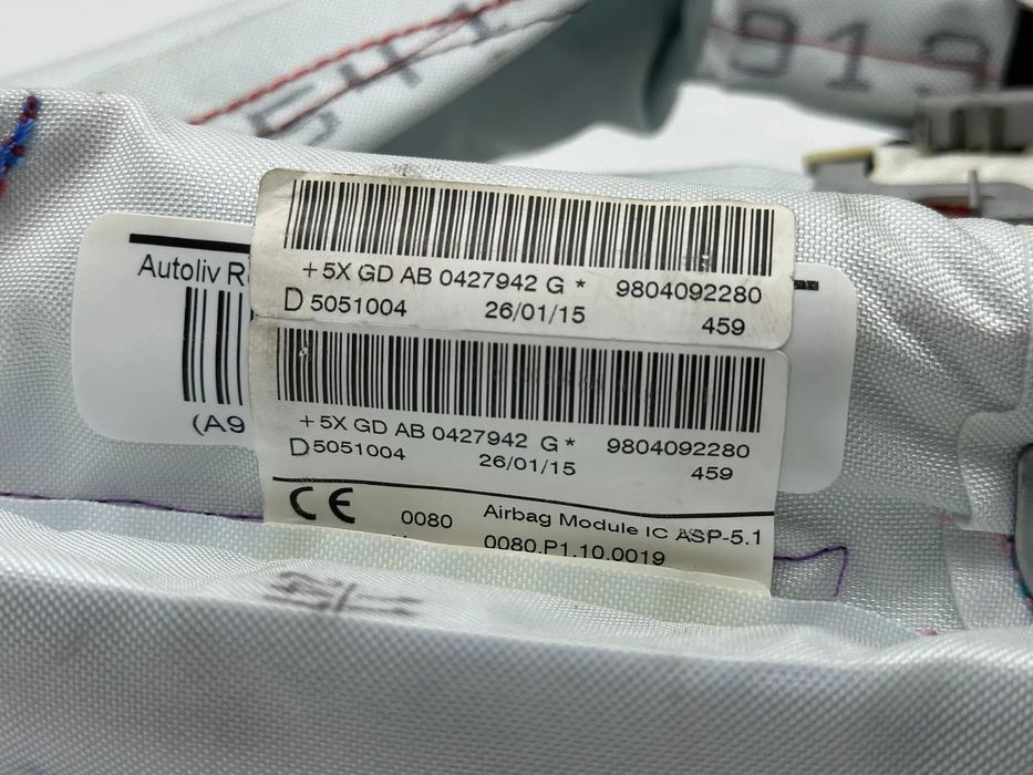 Airbag Cortina Direito / Esquerdo  - Peugeot 208 I / 2008 I (2016)