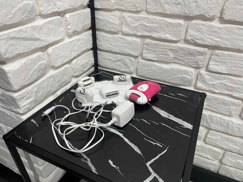 Depilator 5 w 1 golarka, depilator, pumeks
