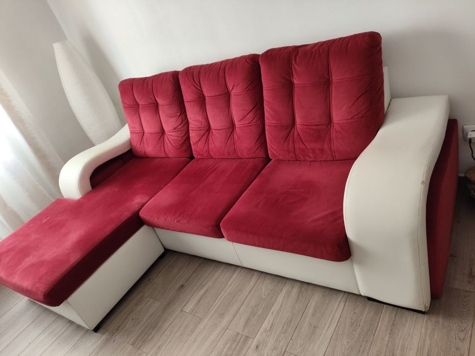 Sofá com chaiselongue