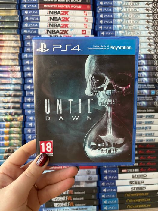 Гра Until Dawn на ps4, диск з грою на пс 4, ліцензія