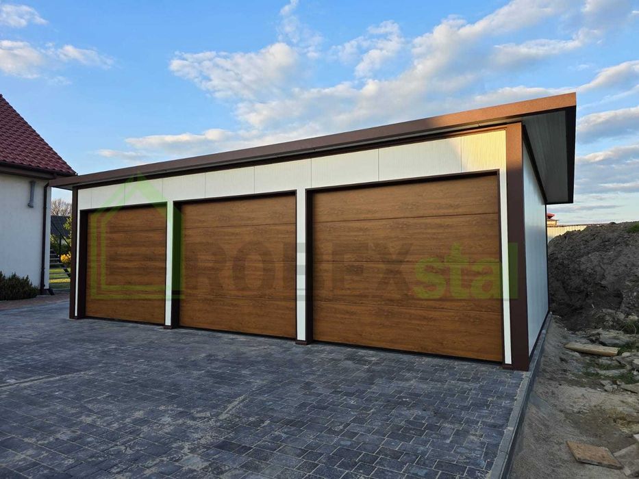 garaż z płyty warstwowej PIR 10CM 9x6 każdy wymiar montaż cały kraj