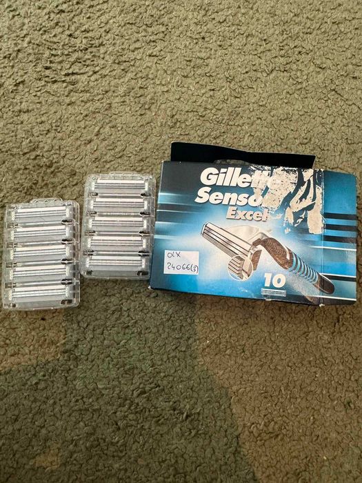 Gillette Sensor excel 10 wkładów nożyków wymiennych 24066(3)