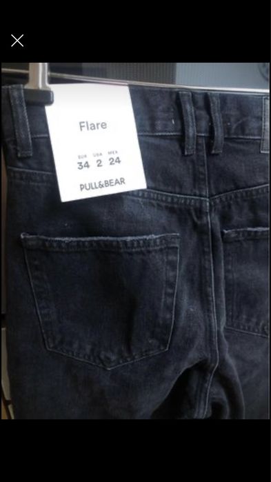 Jeans pull&bear preta