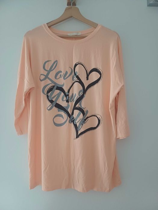 Morelowa długa bluzka rozm. XL